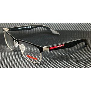 Mens Prada 54mm Black Eyeglasses